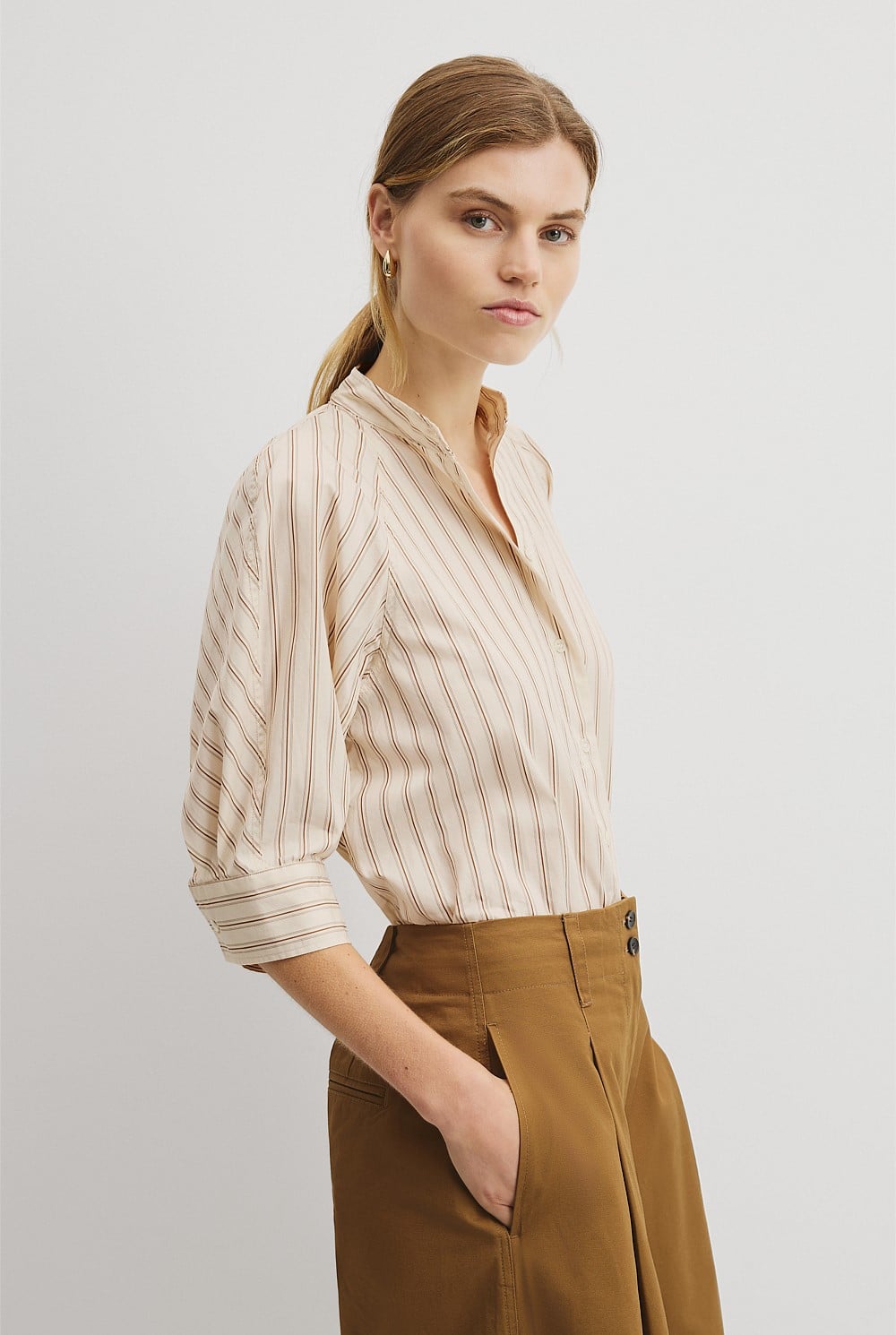 Neck Tie Blouse
