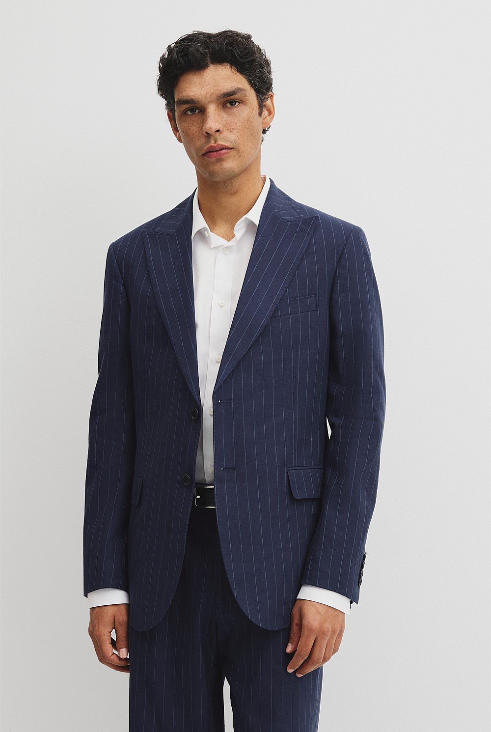 Regular Fit Pinstripe Jacket