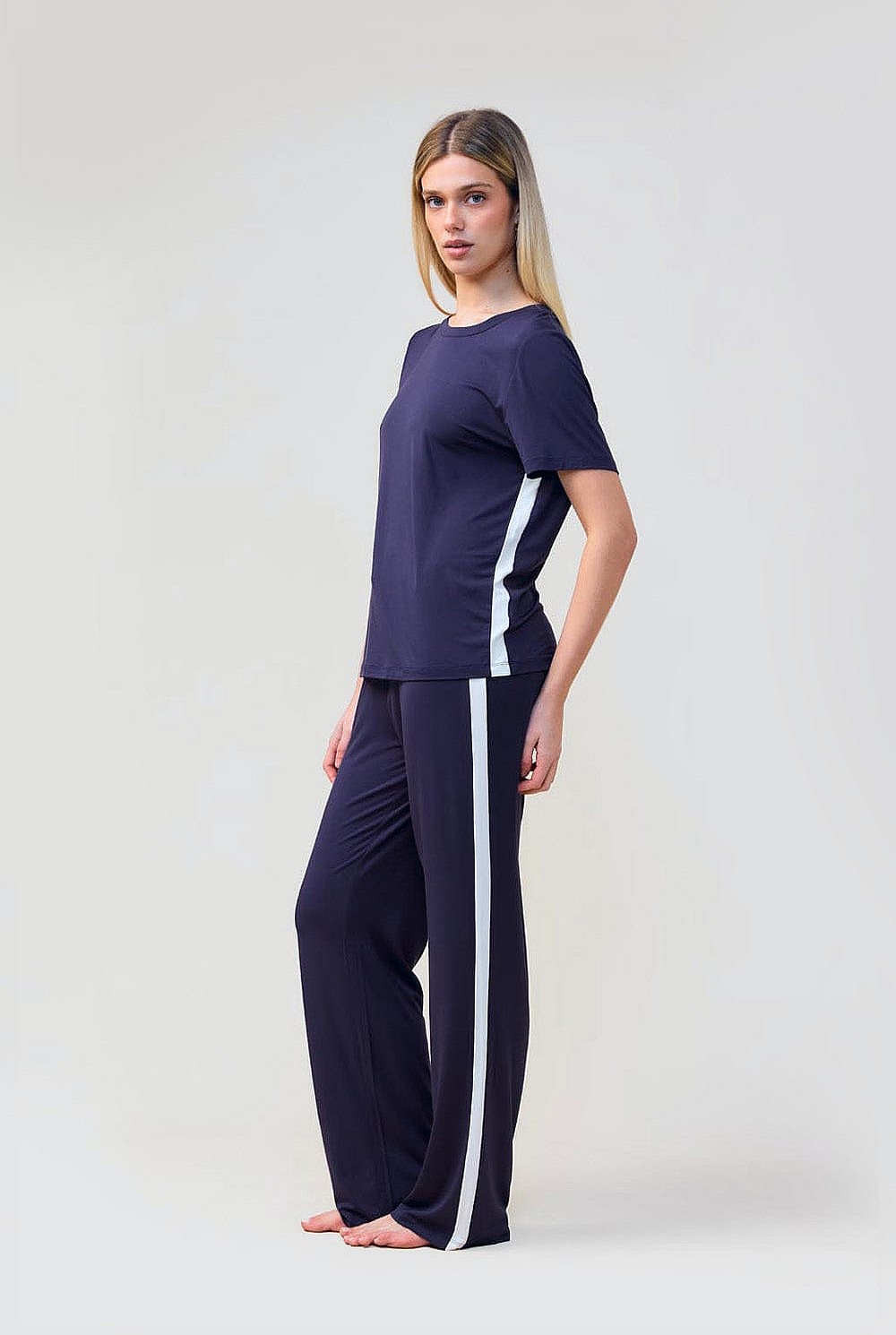 Bronte Bamboo Tshirt With Stripe