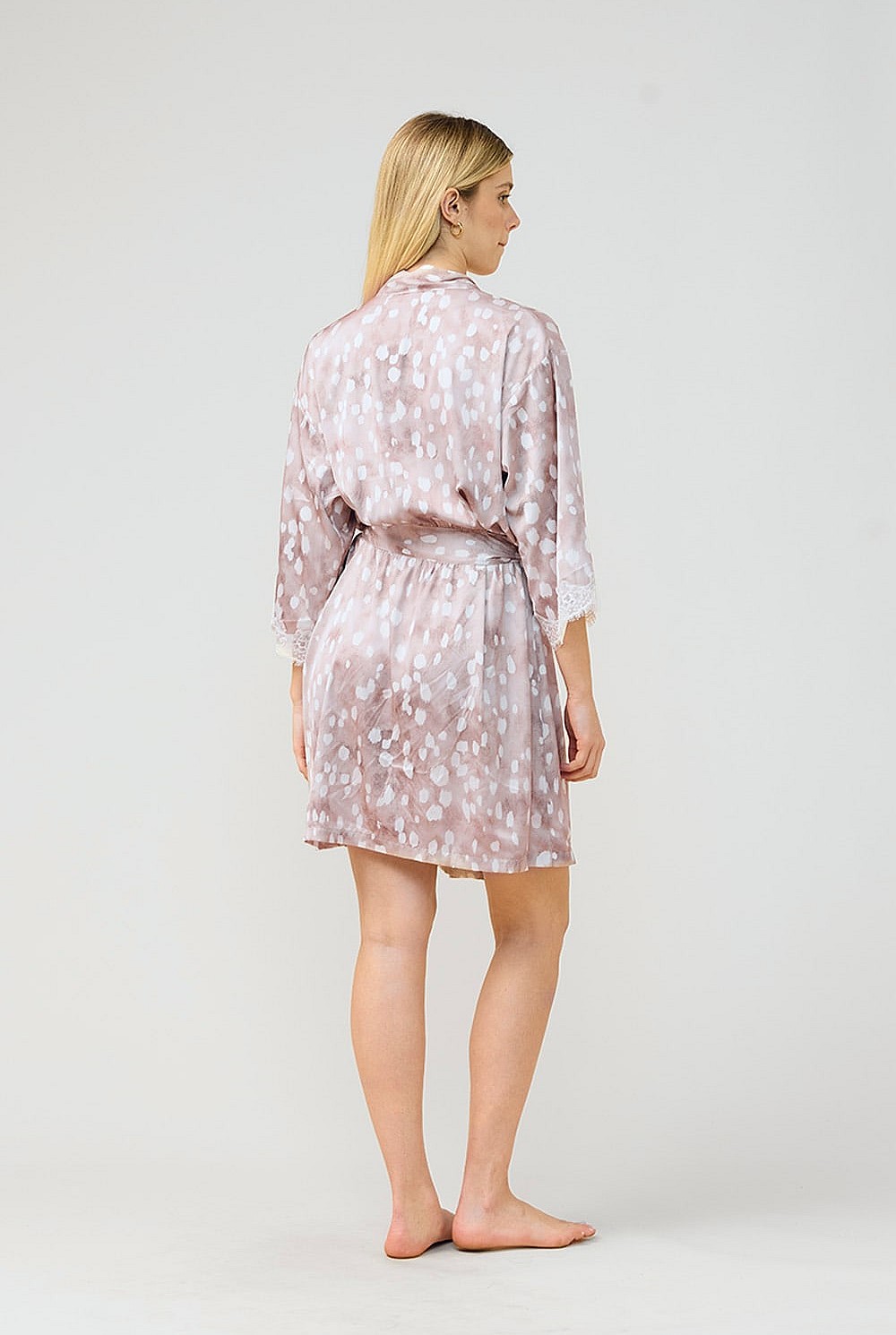 Hadley Brown Spot Robe