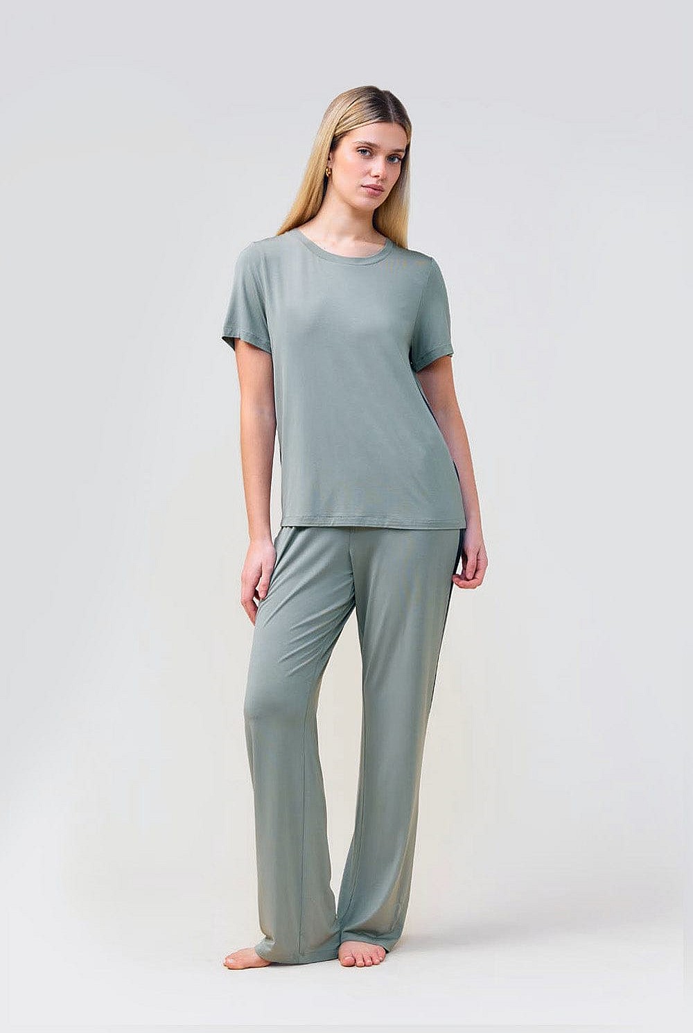 Bronte Bamboo Tshirt With Stripe