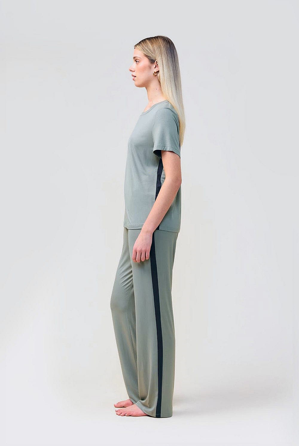 Bronte Bamboo Tshirt With Stripe