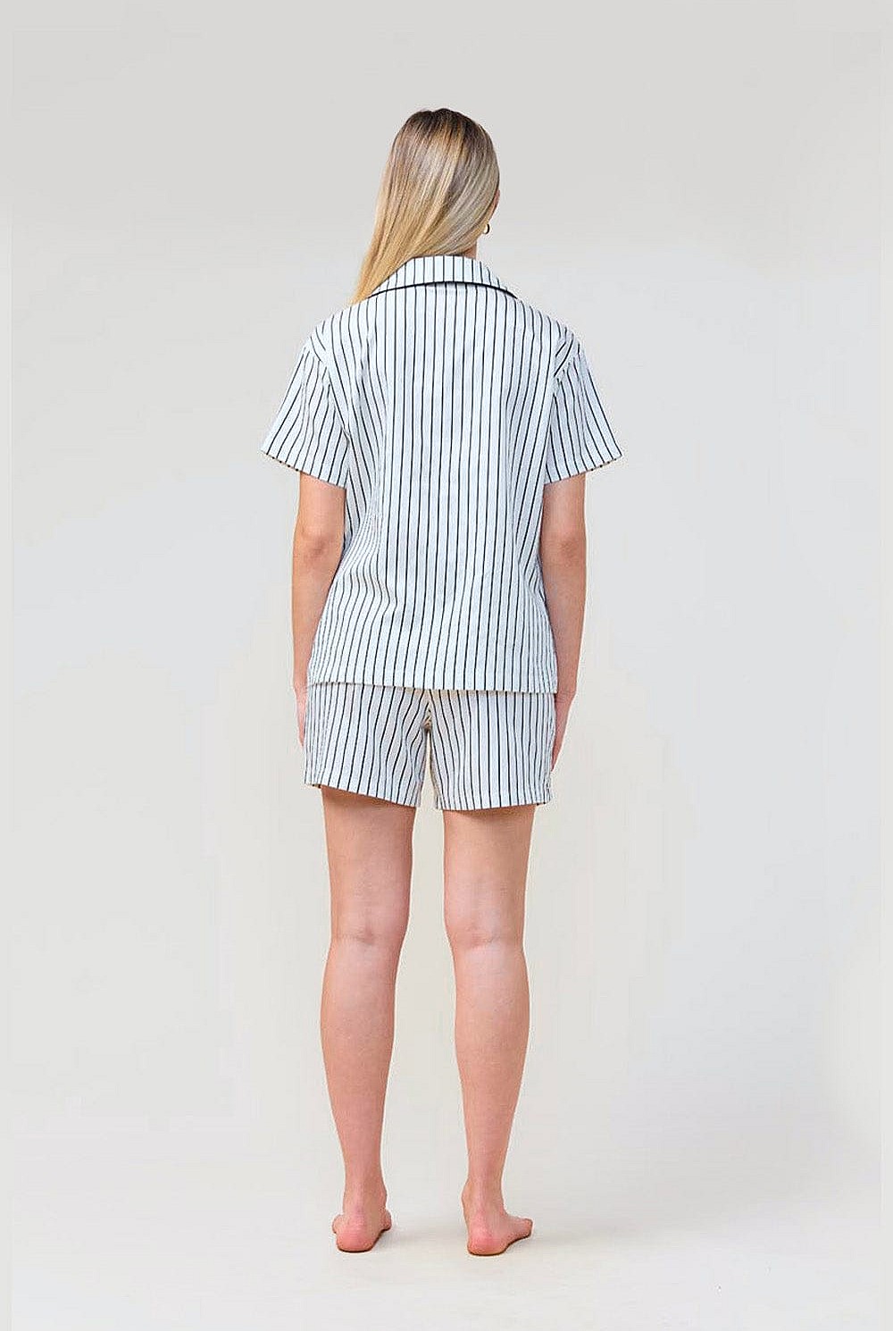 Poppy Stripe Short Pj Set