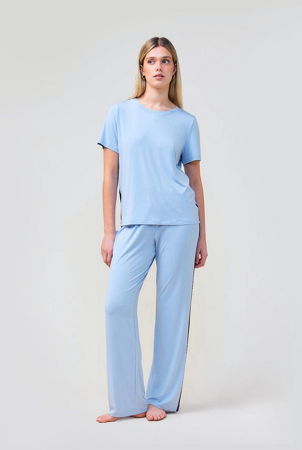 Bronte Bamboo Tshirt With Stripe
