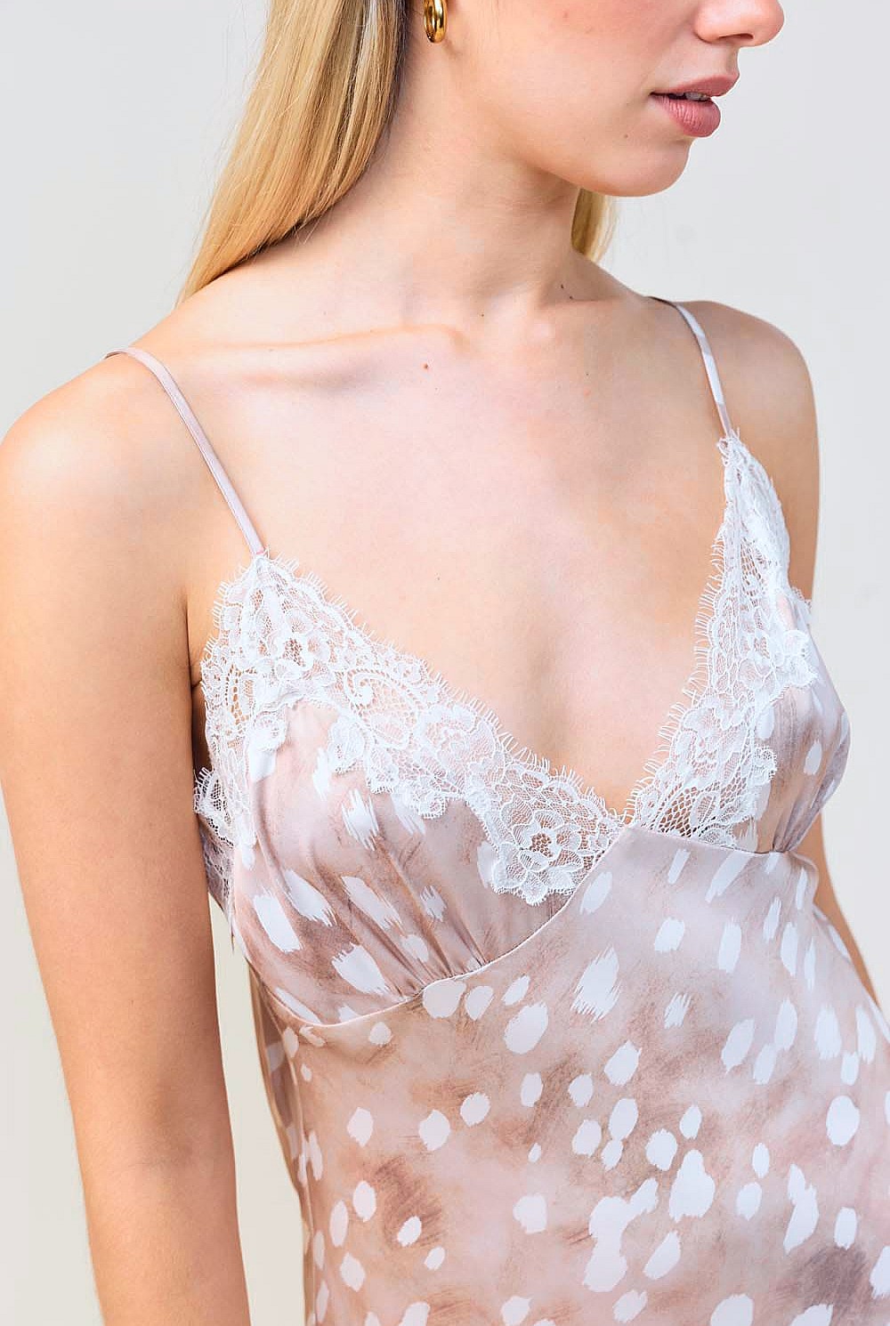 Melody Brown Spot Nightie