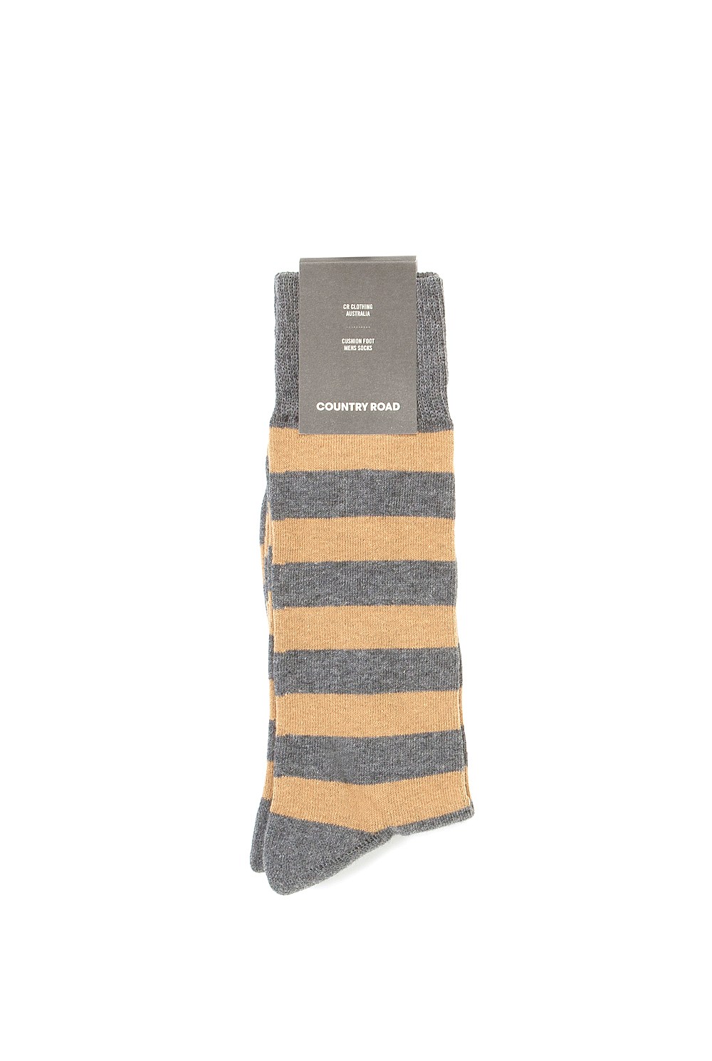Block Stripe Crew Socks