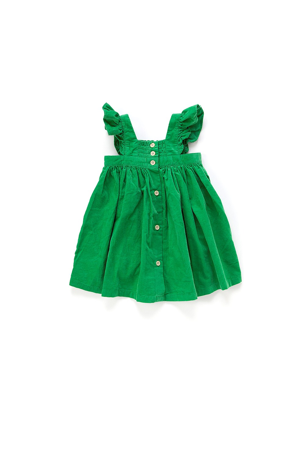 Cord Shirred Pinafore
