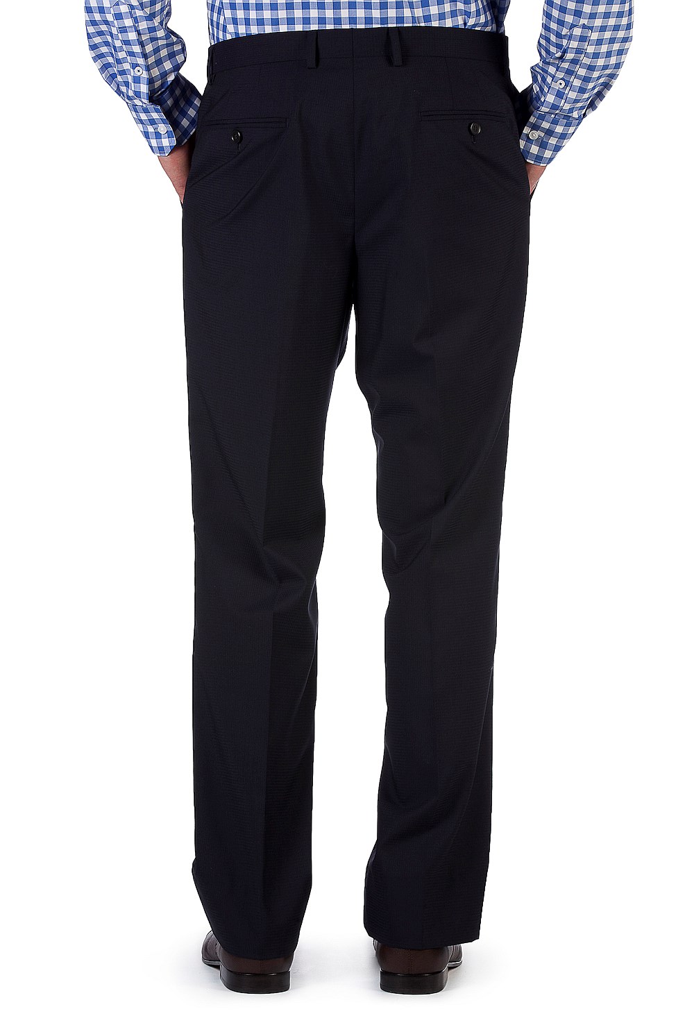 Tailored Shadow Grid Pant