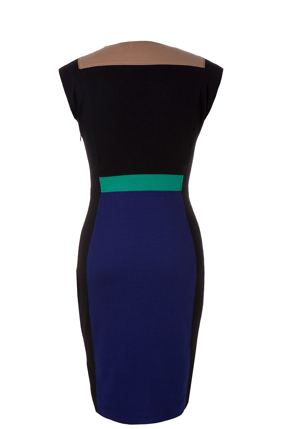 Seamed Colour Block Dress