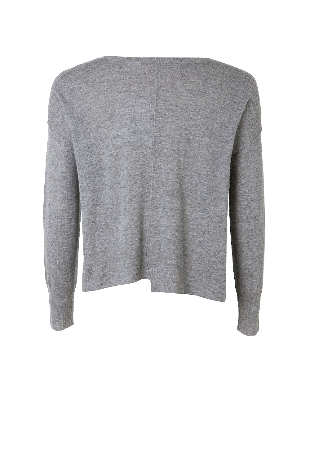 Asymmetrical Boat Neck Knit