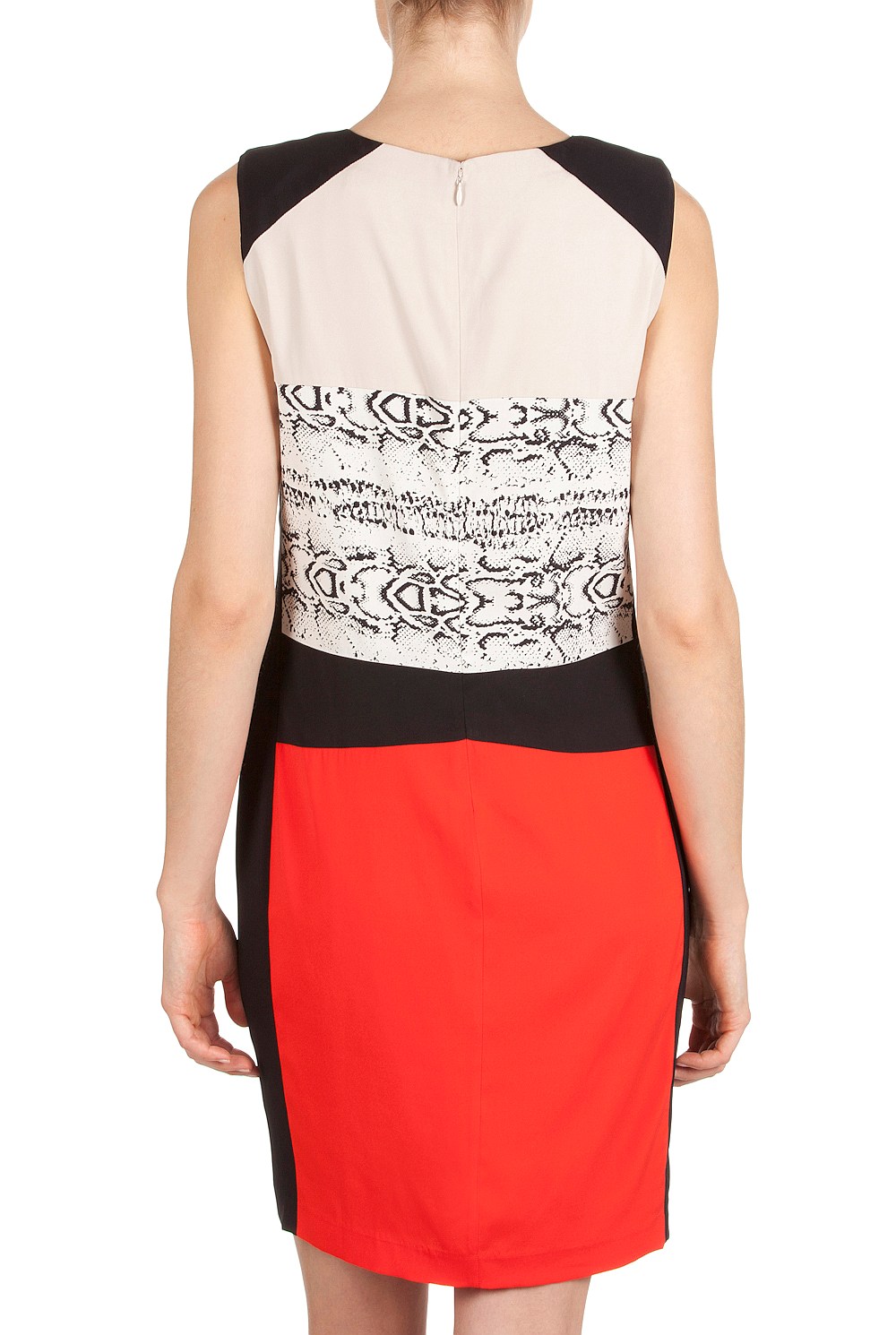 Blocked Shift Dress