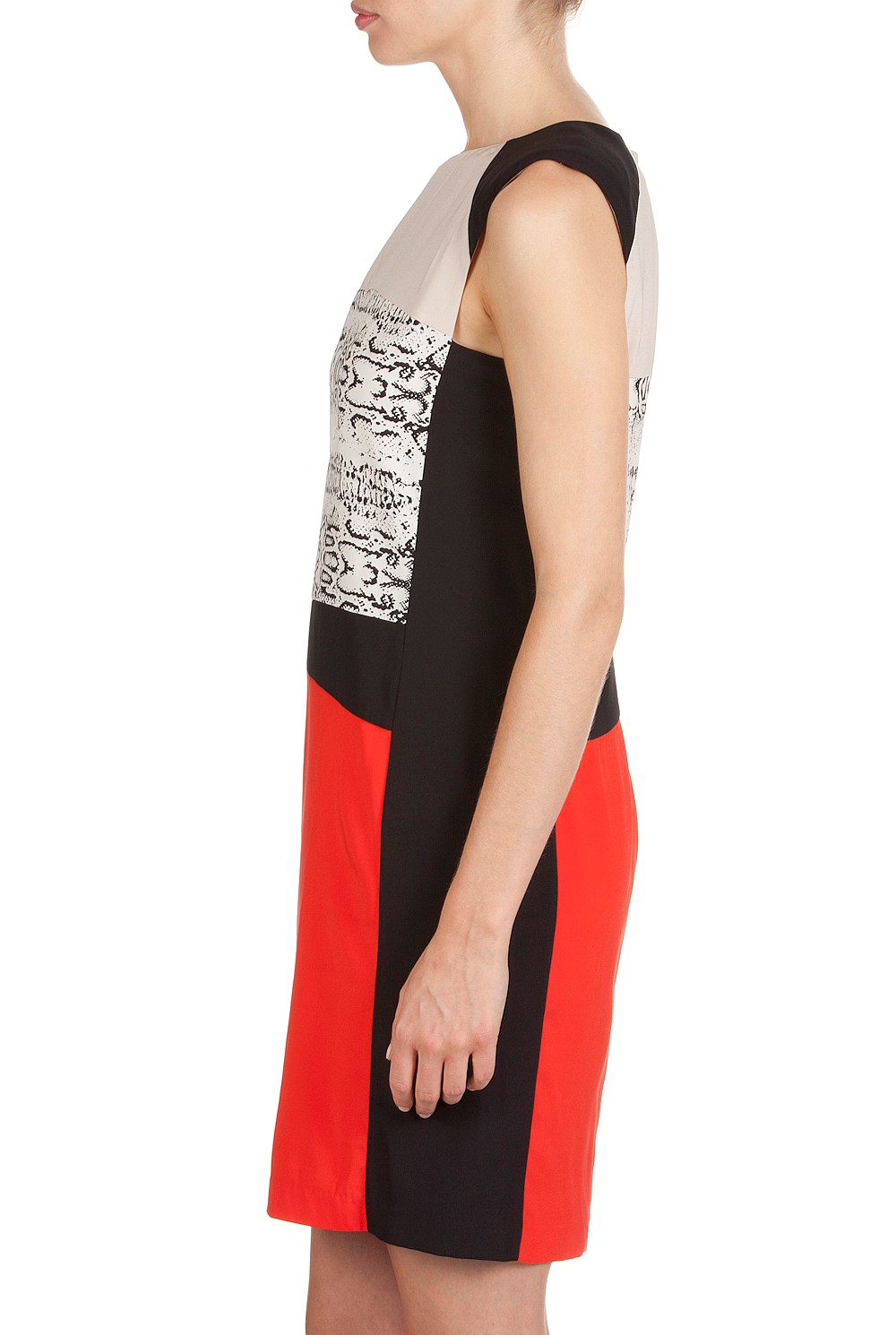 Blocked Shift Dress
