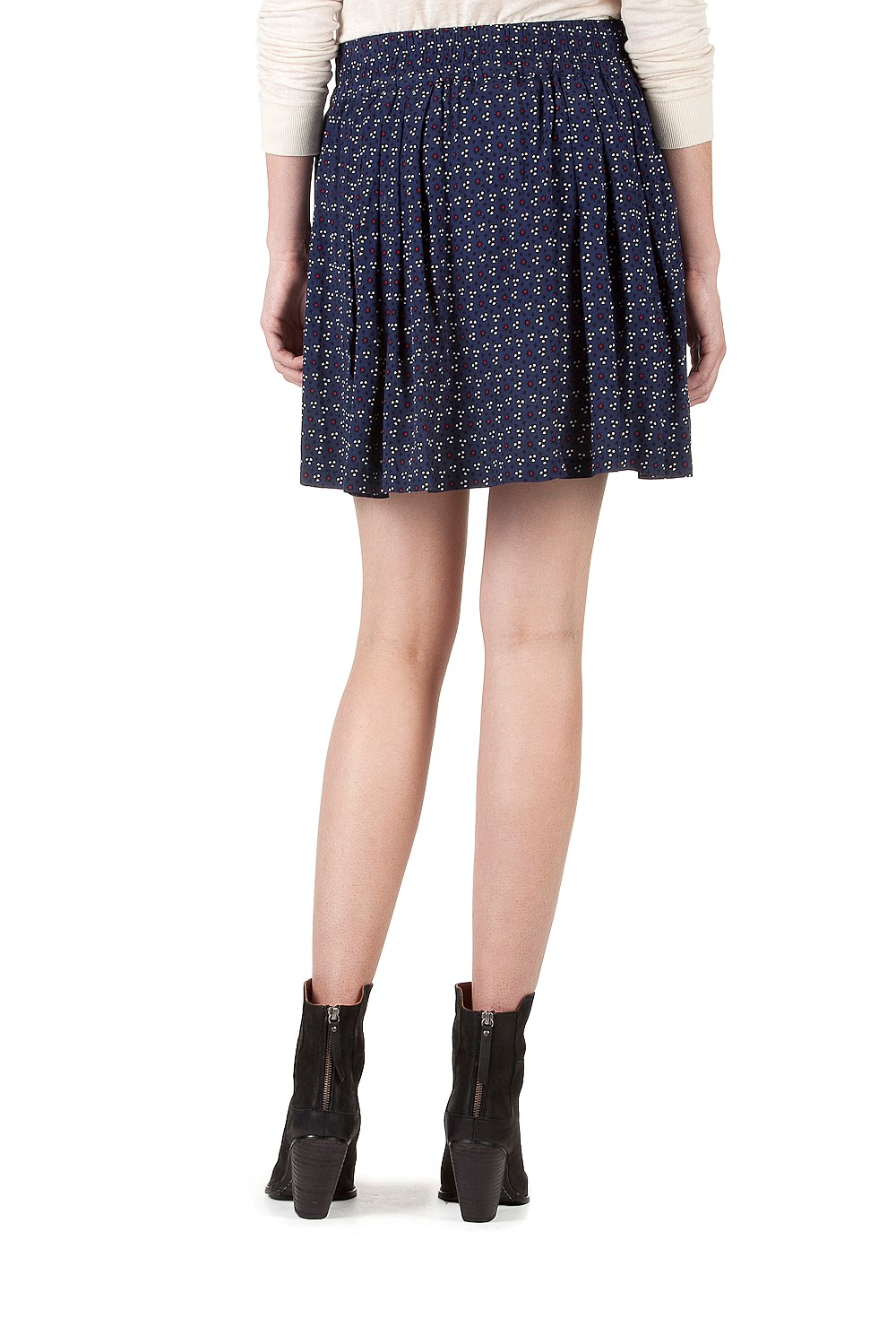 Floral Print Flippy Skirt