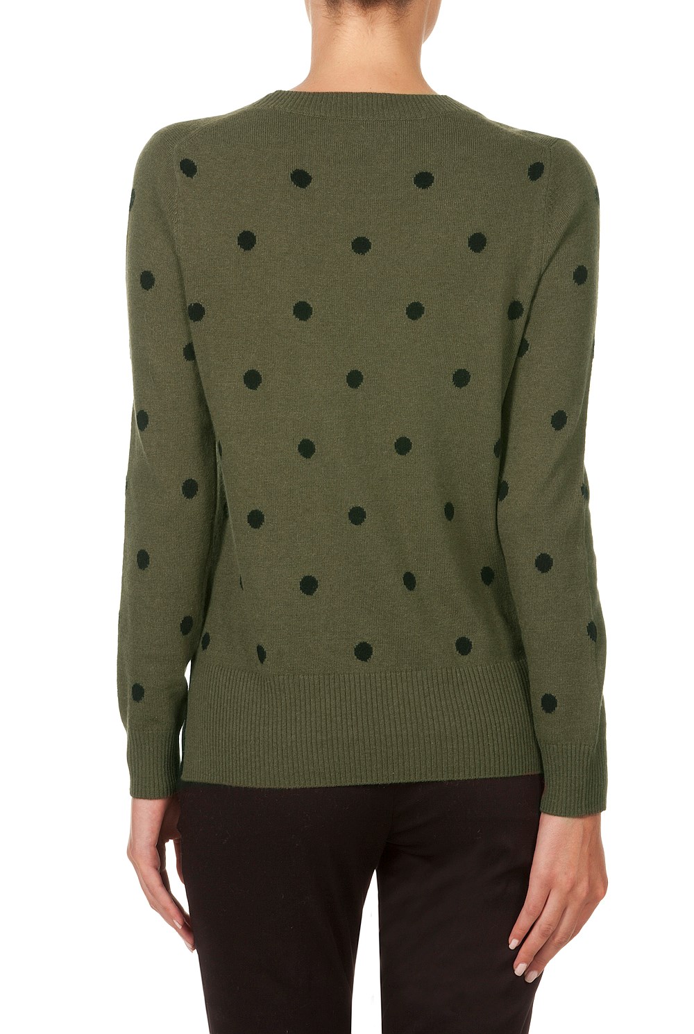 Intarsia Spot Knit