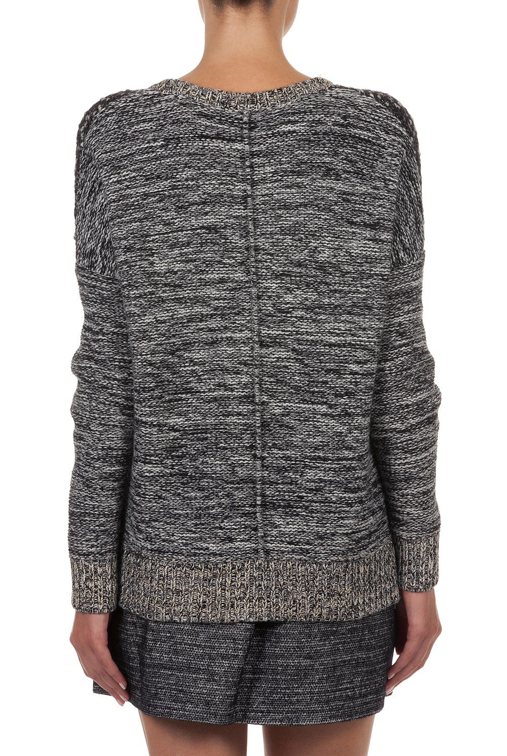 Stripe Speckle Knit