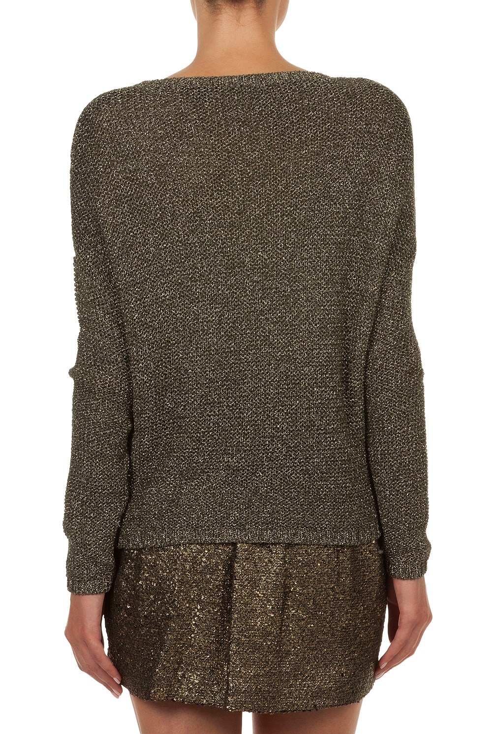 Metallic Boxy Knit