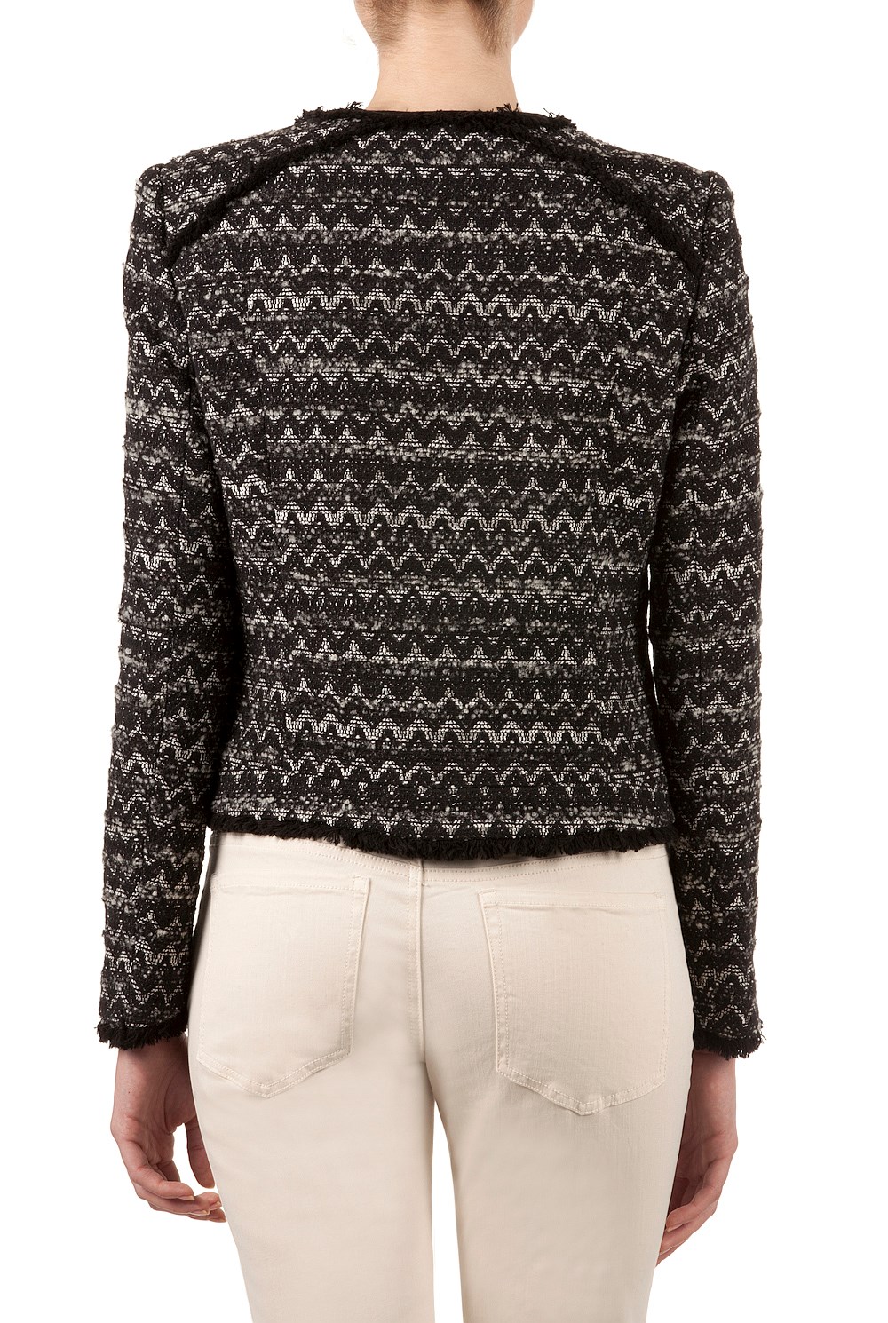 Boxy Jacquard Jacket