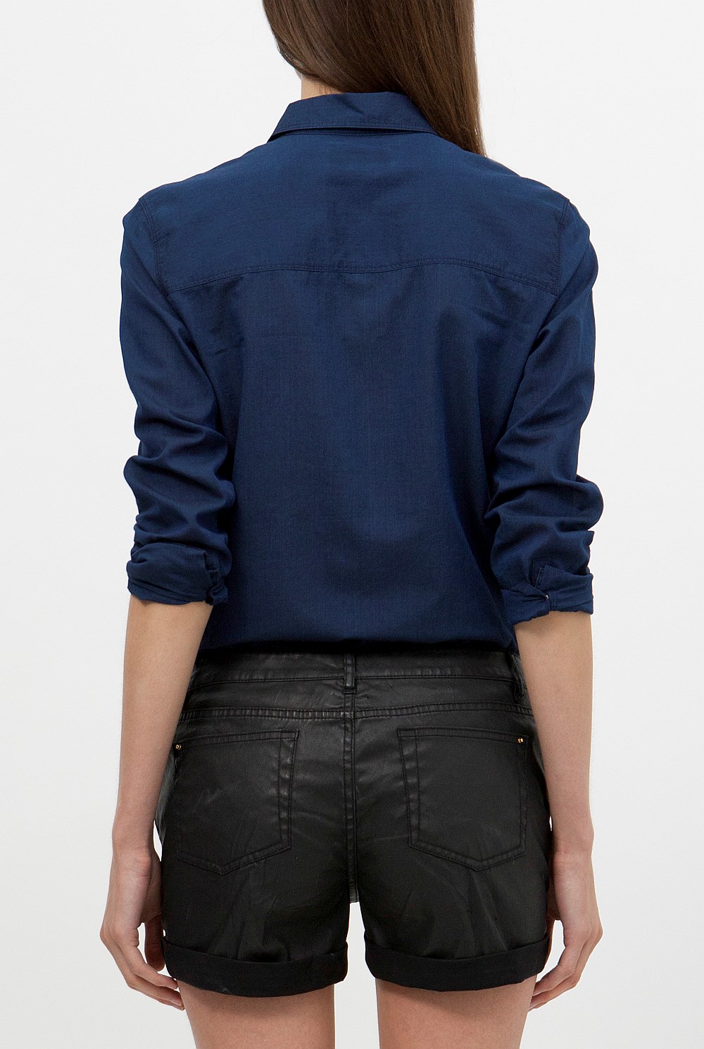 Indigo Voile Shirt