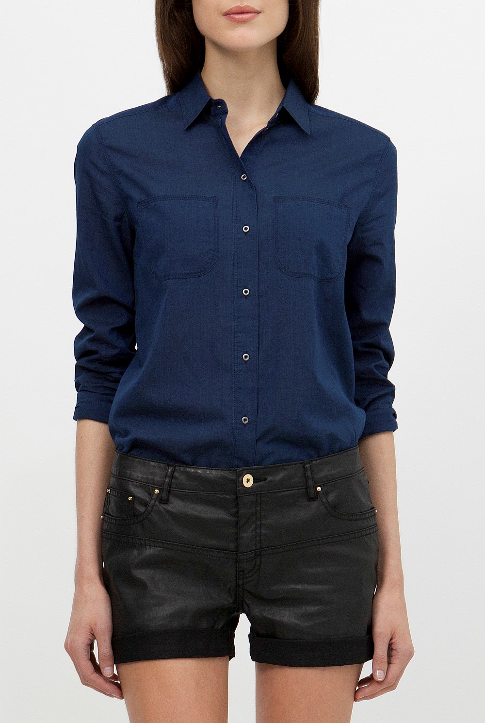 Indigo Voile Shirt