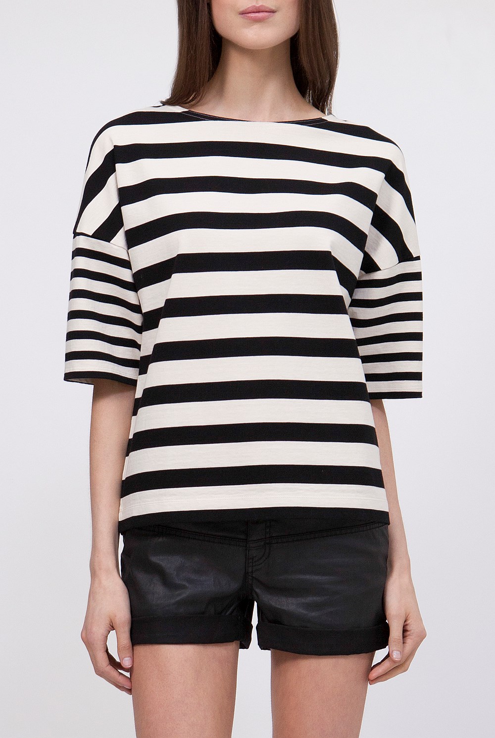 Kimono Sleeve Stripe T-Shirt