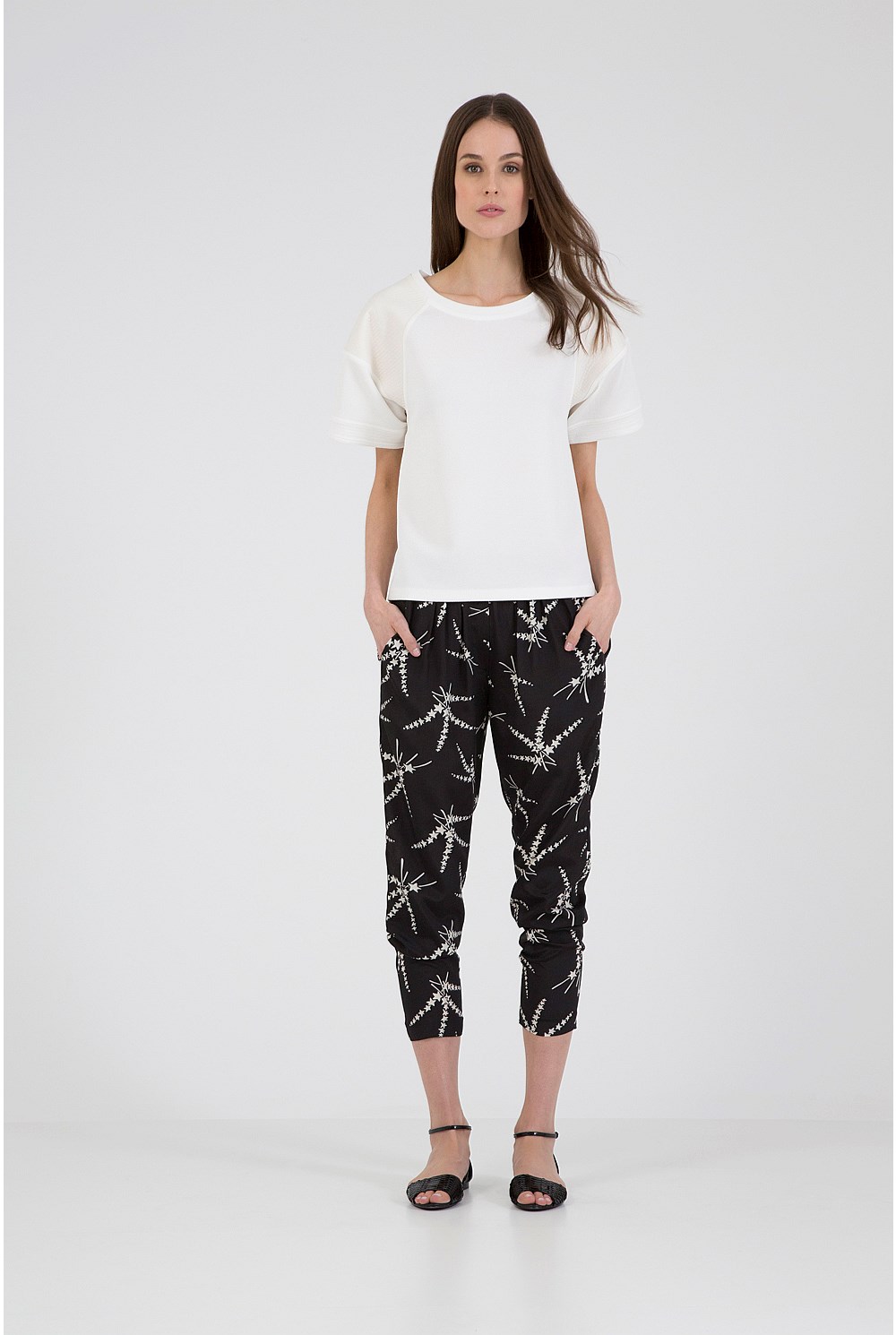 Boxy Mid Sleeve Top