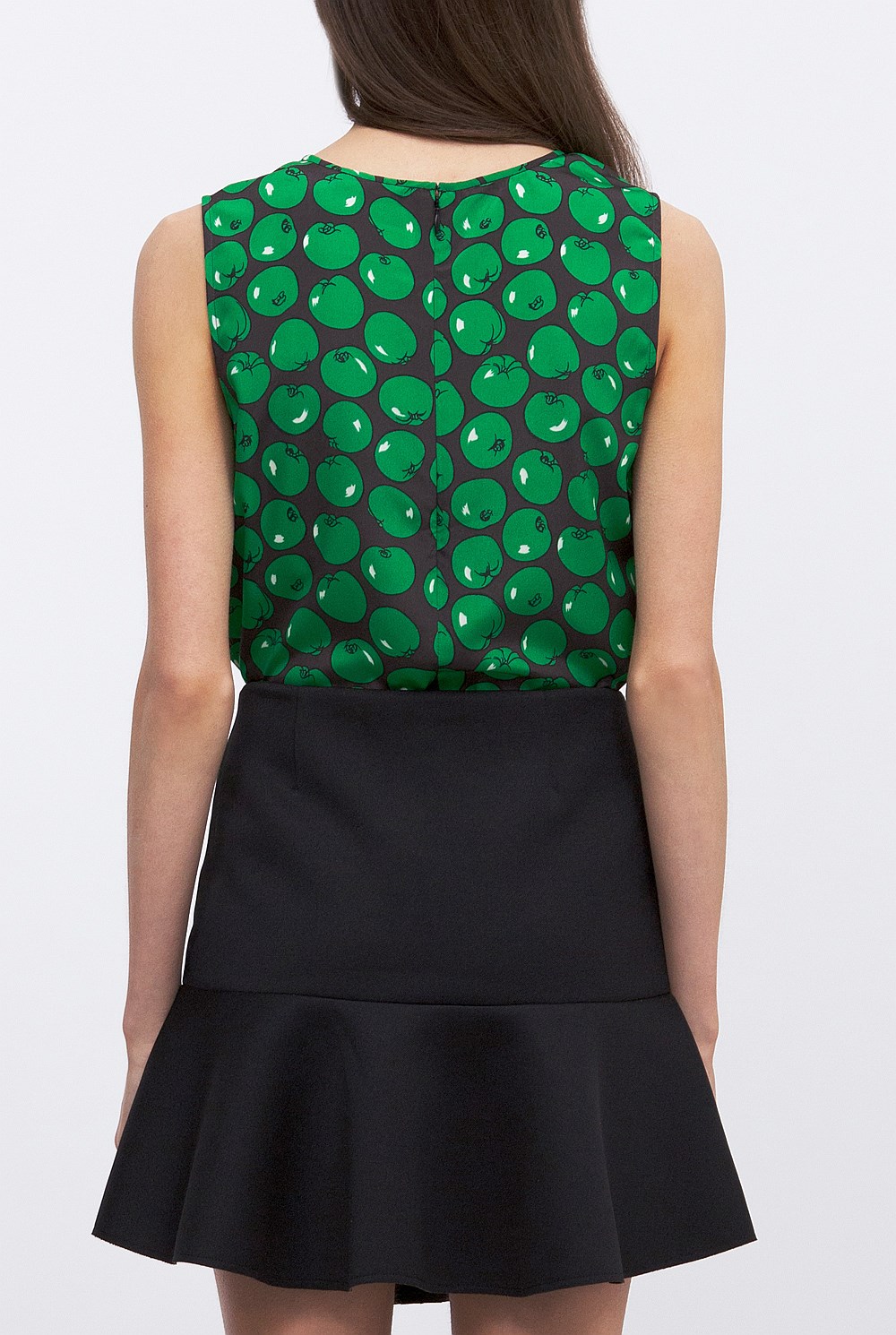Apple Print Shell Top