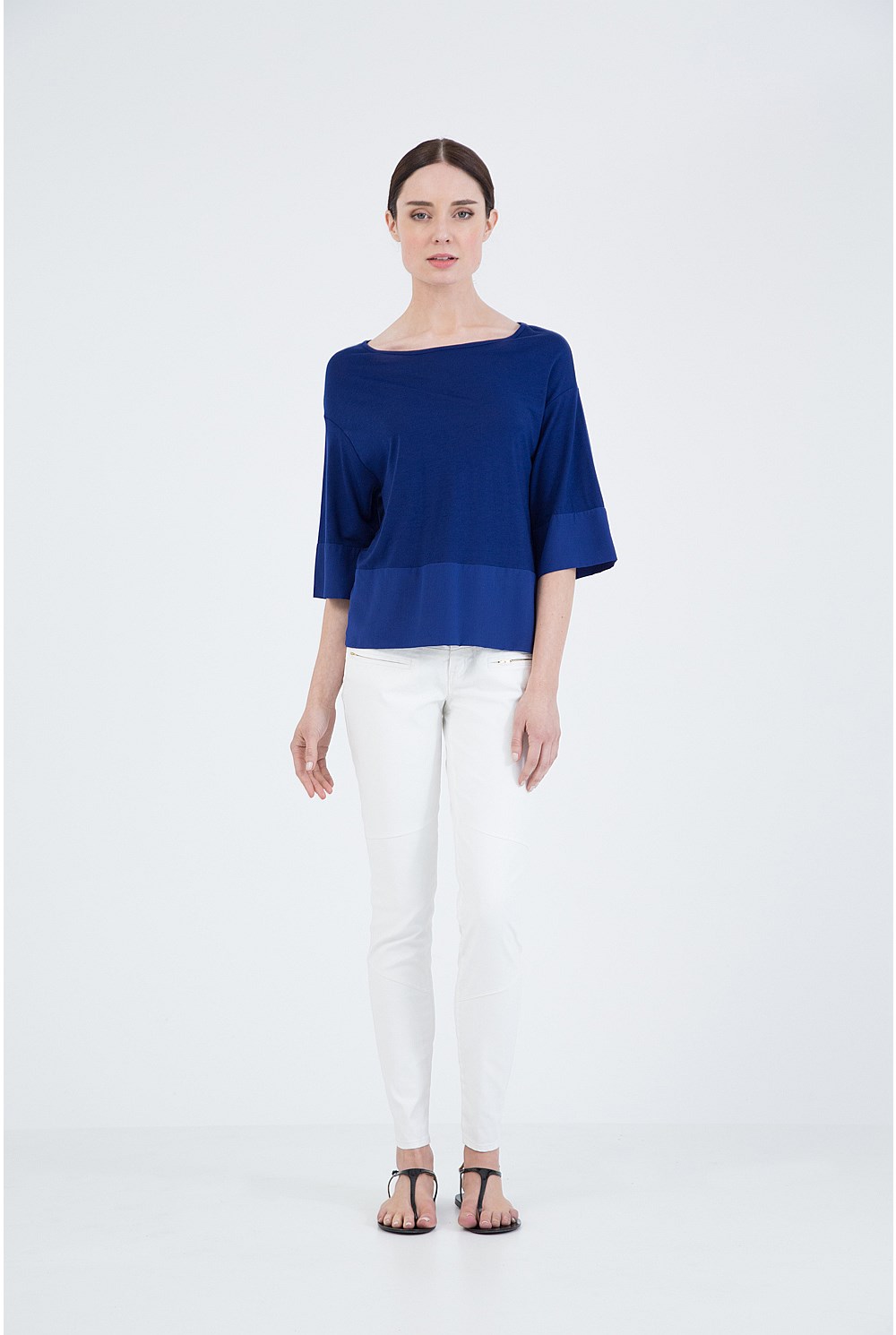 Silk Splice T-Shirt