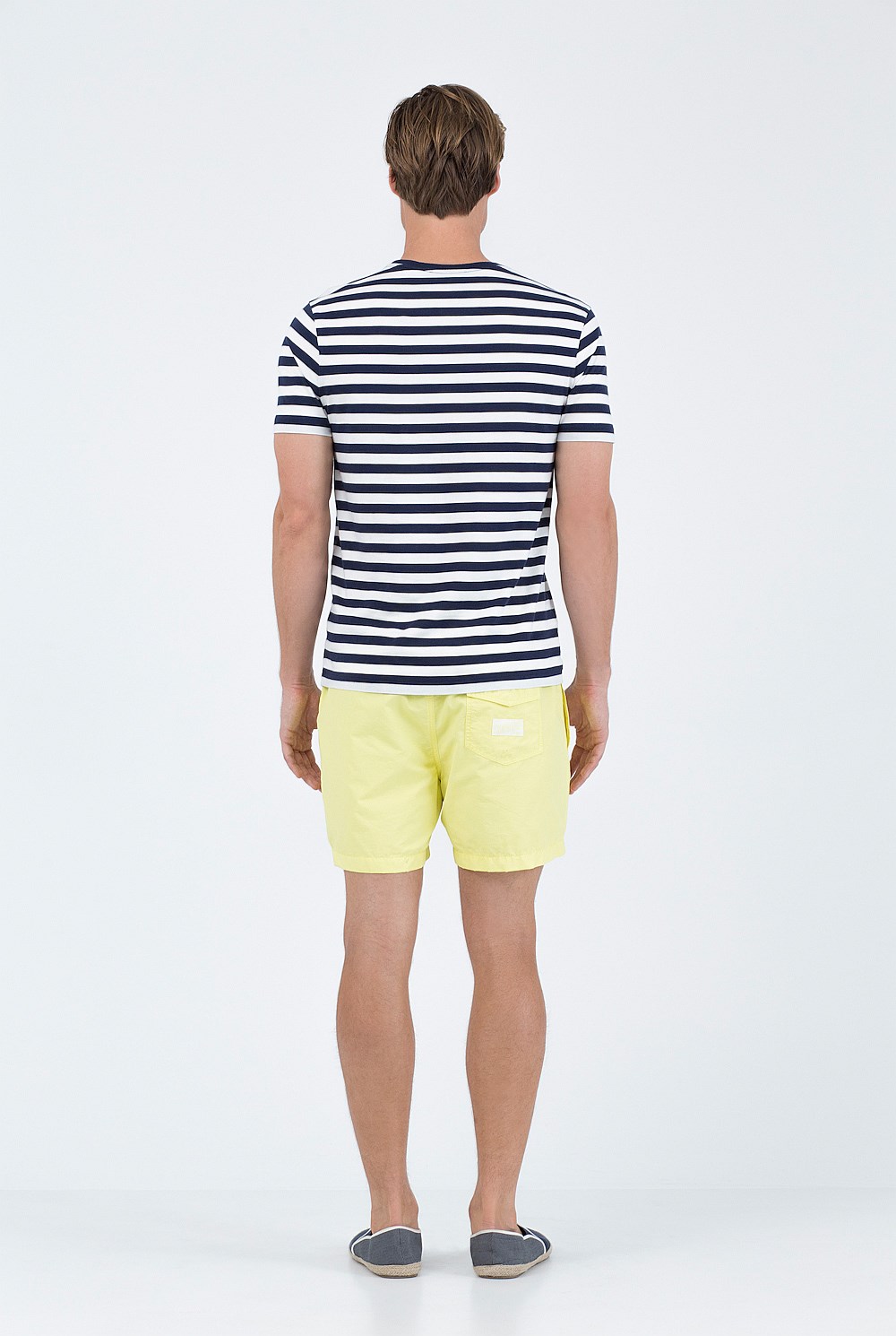Stripe Pocket Detail T-Shirt