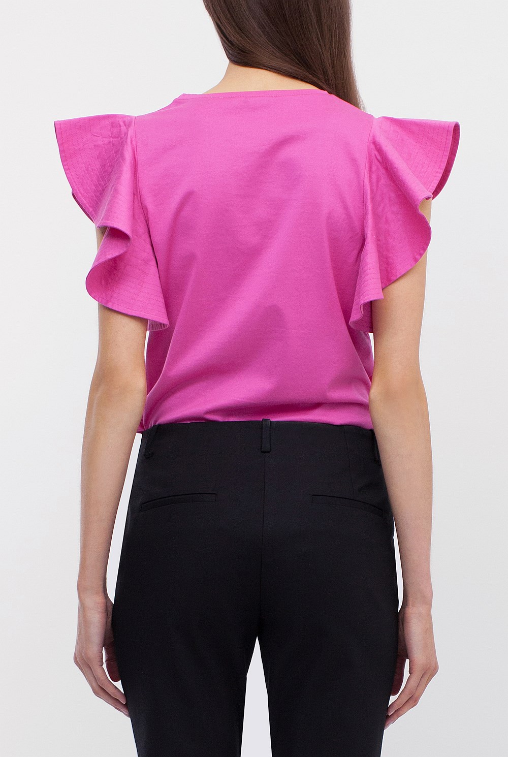 Ruffle Sleeve T-Shirt