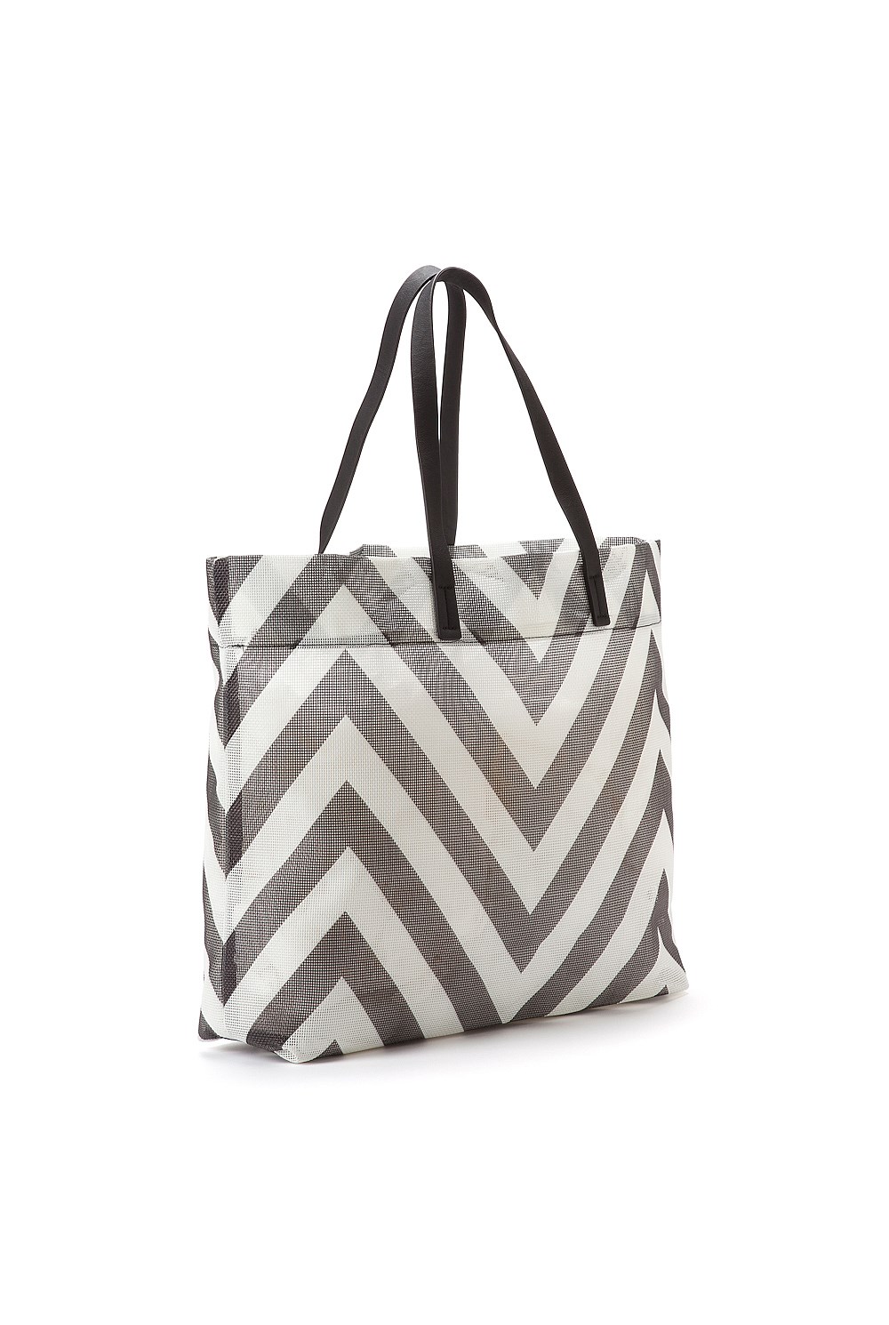 Mesh Chevron Tote