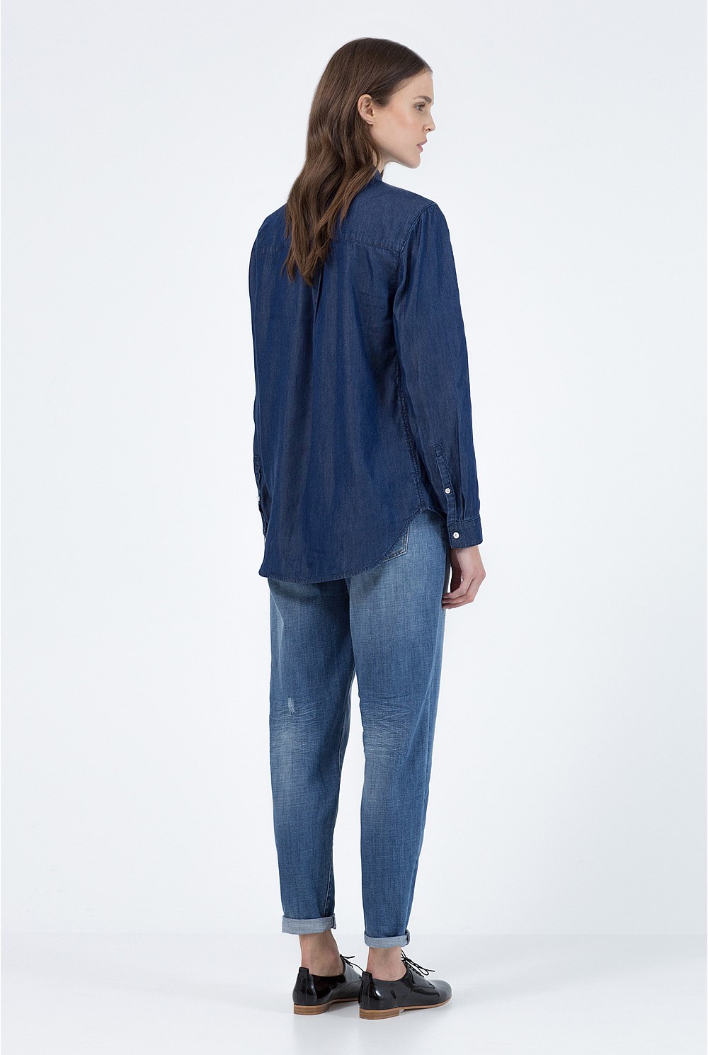 Denim Boxed Frame Shirt