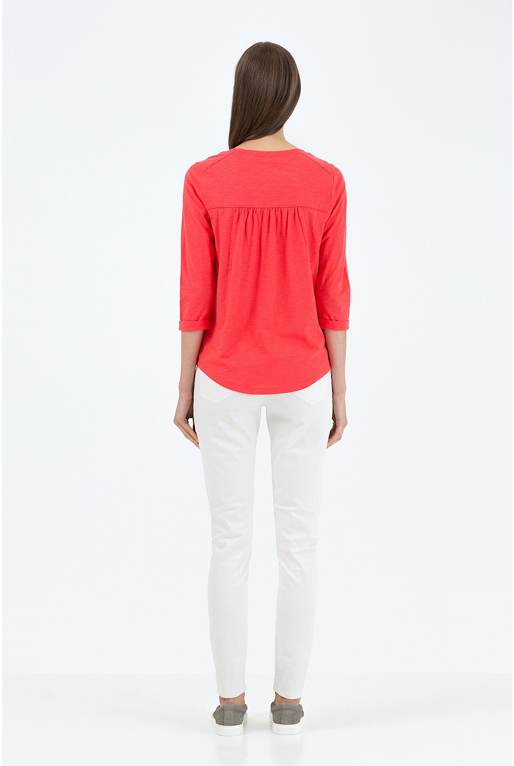 Quilted Shoulder T-Shirt