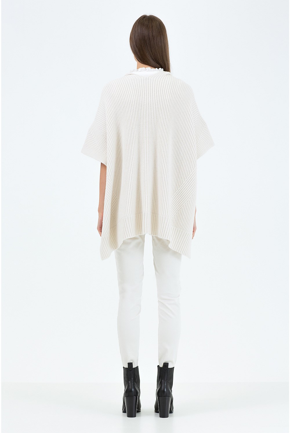 Rib Knit Poncho