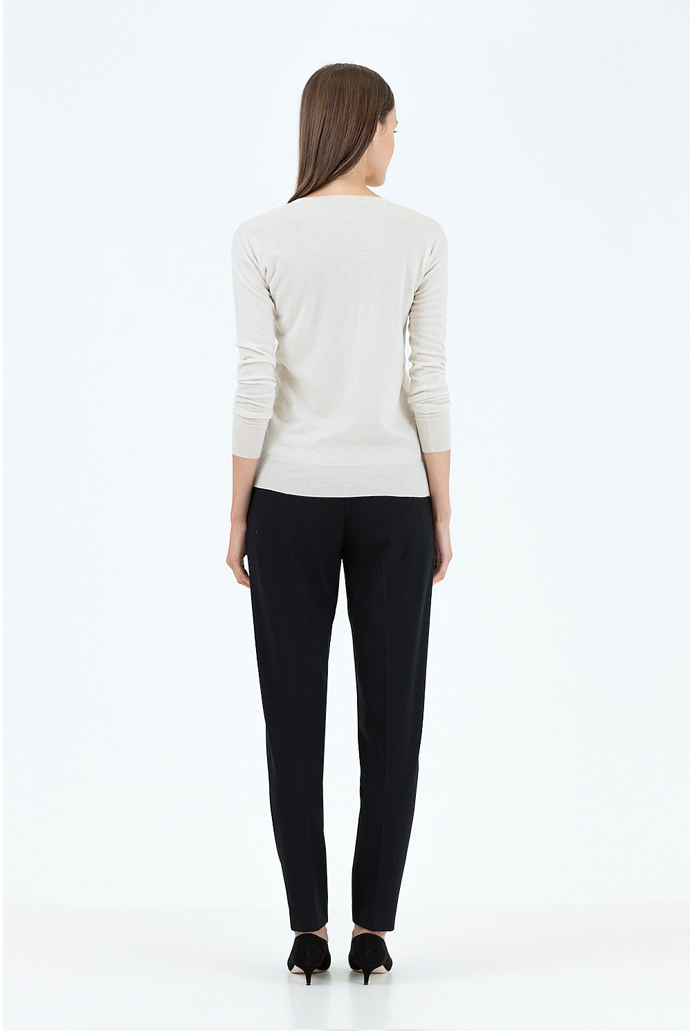 Merino Silk V-Neck