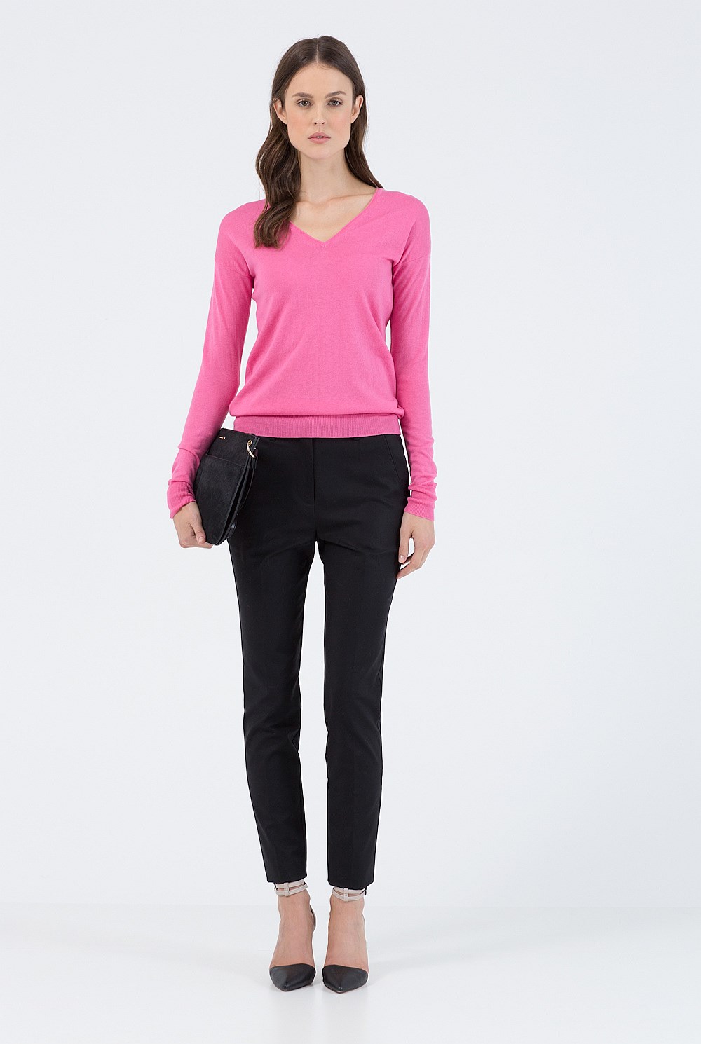Merino Silk V-Neck