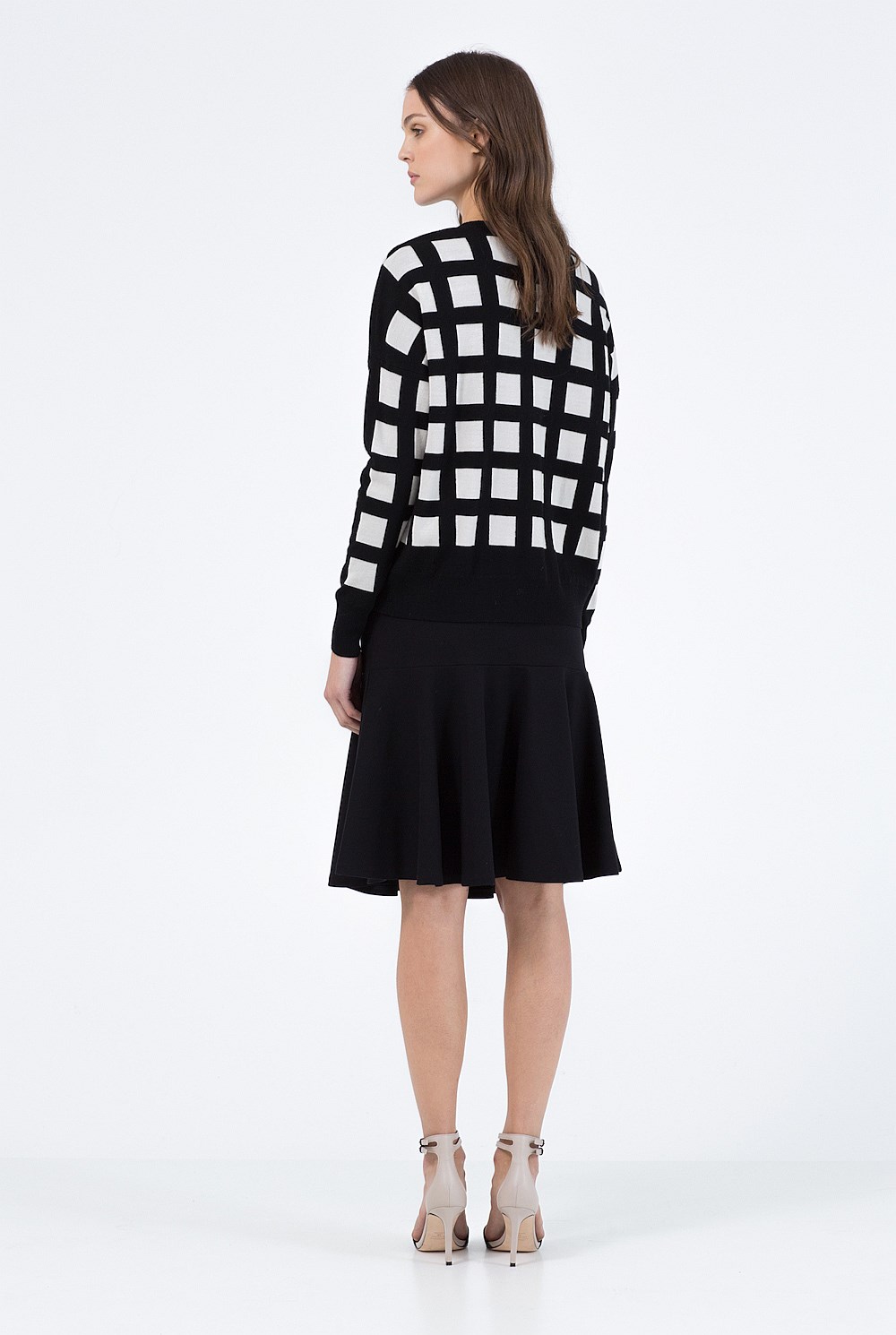 Longline Ruffle Skirt