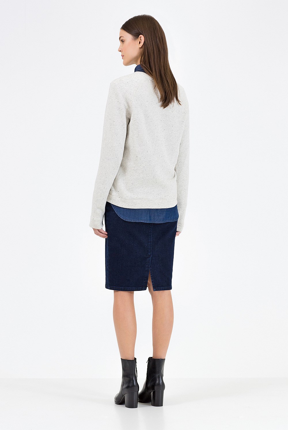 Patched Logo Sweat Knit