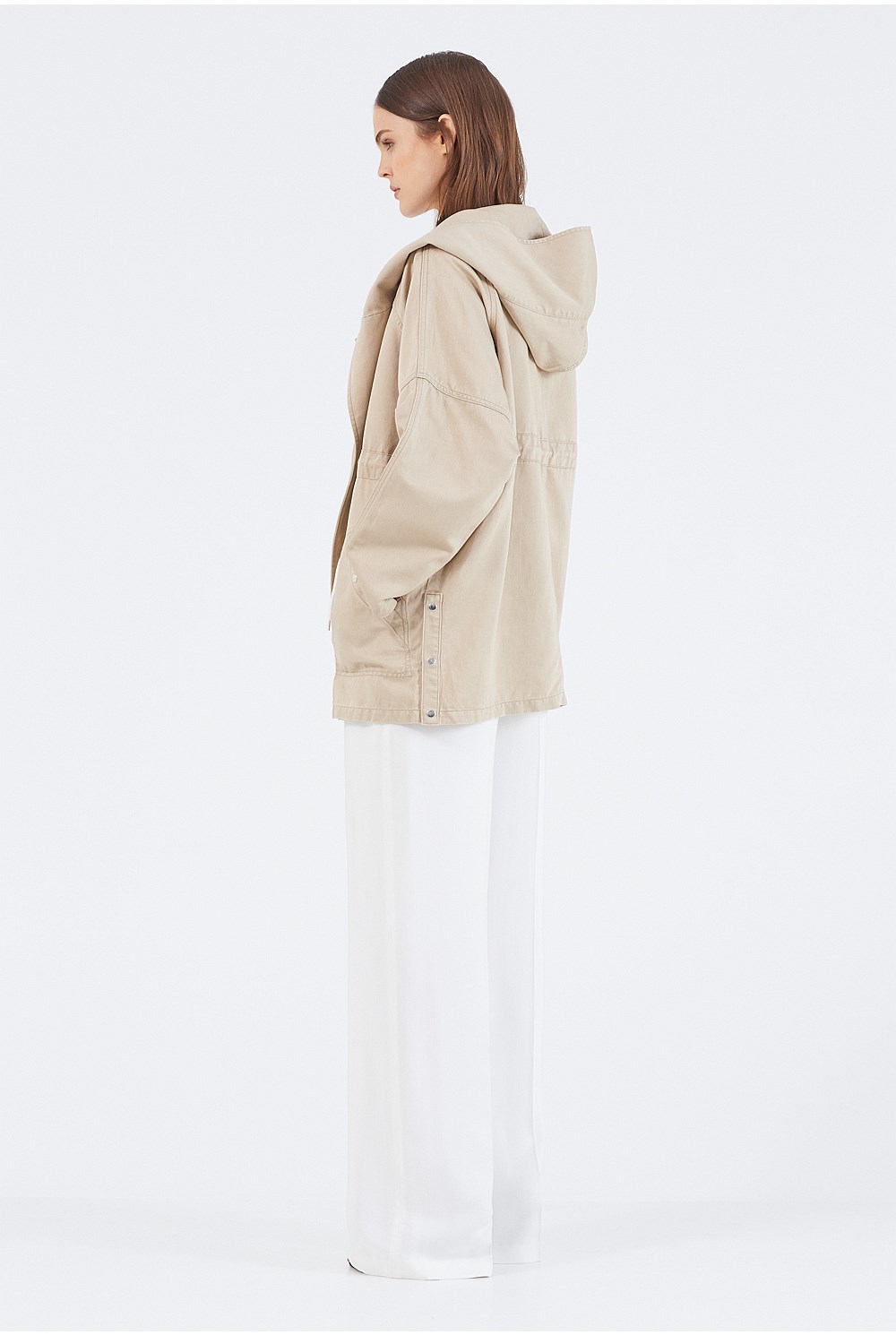 Textured Hooded Parka
