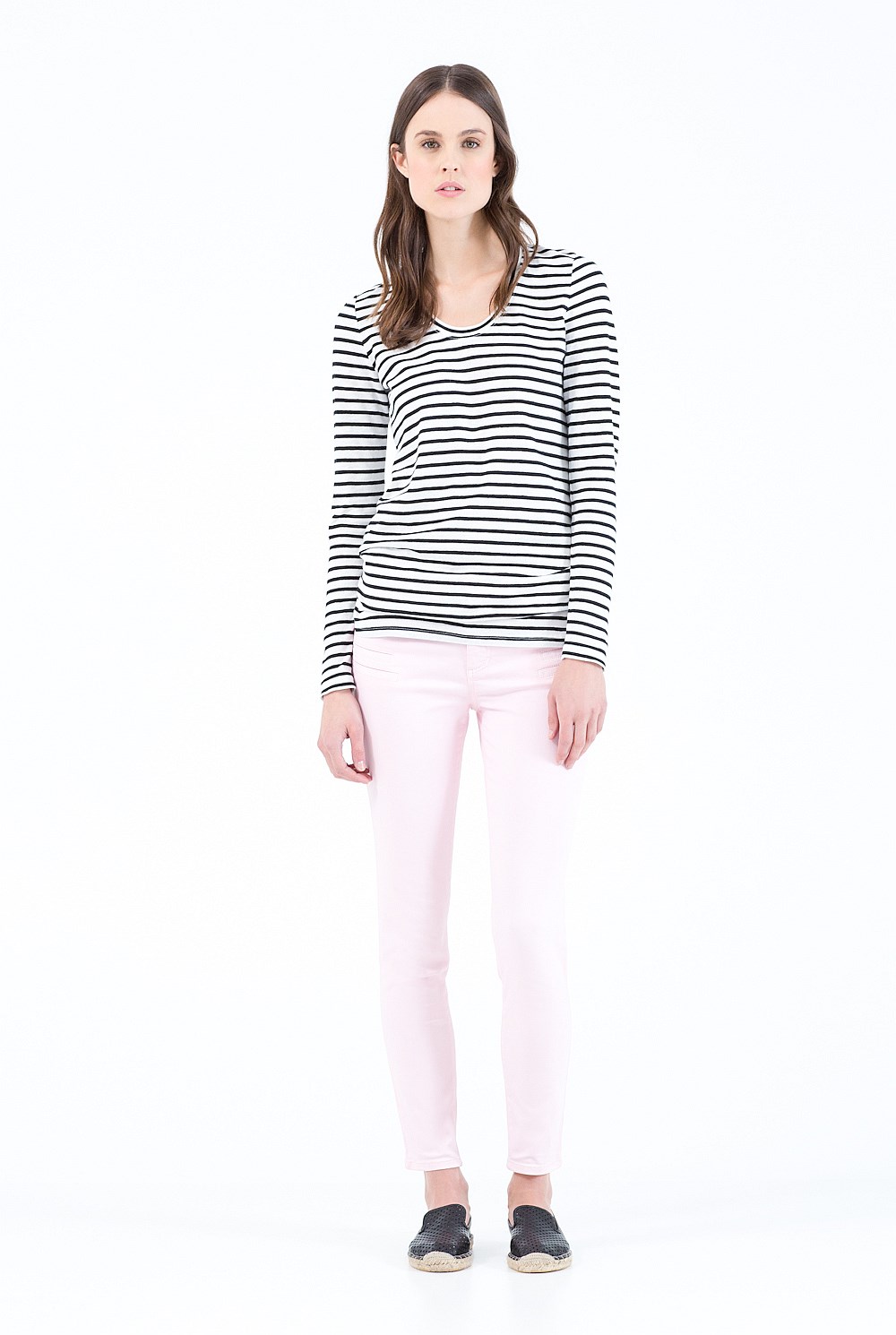 Linen Stripe T-Shirt
