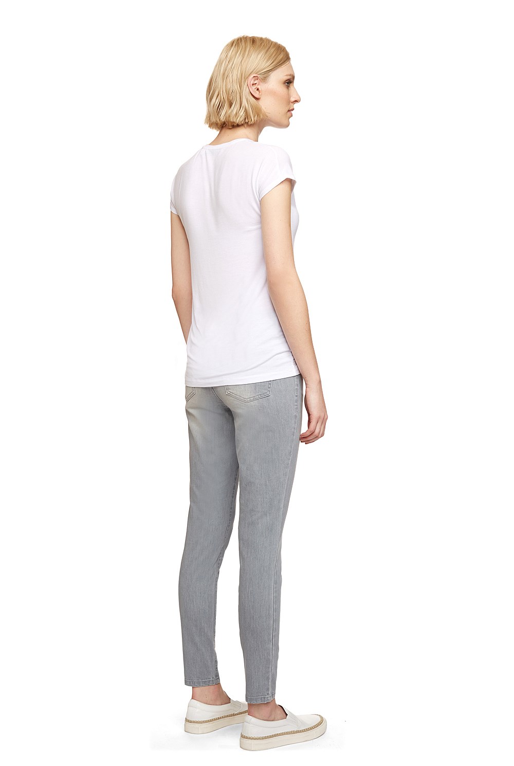 Mid Rise Crop Denim Jean