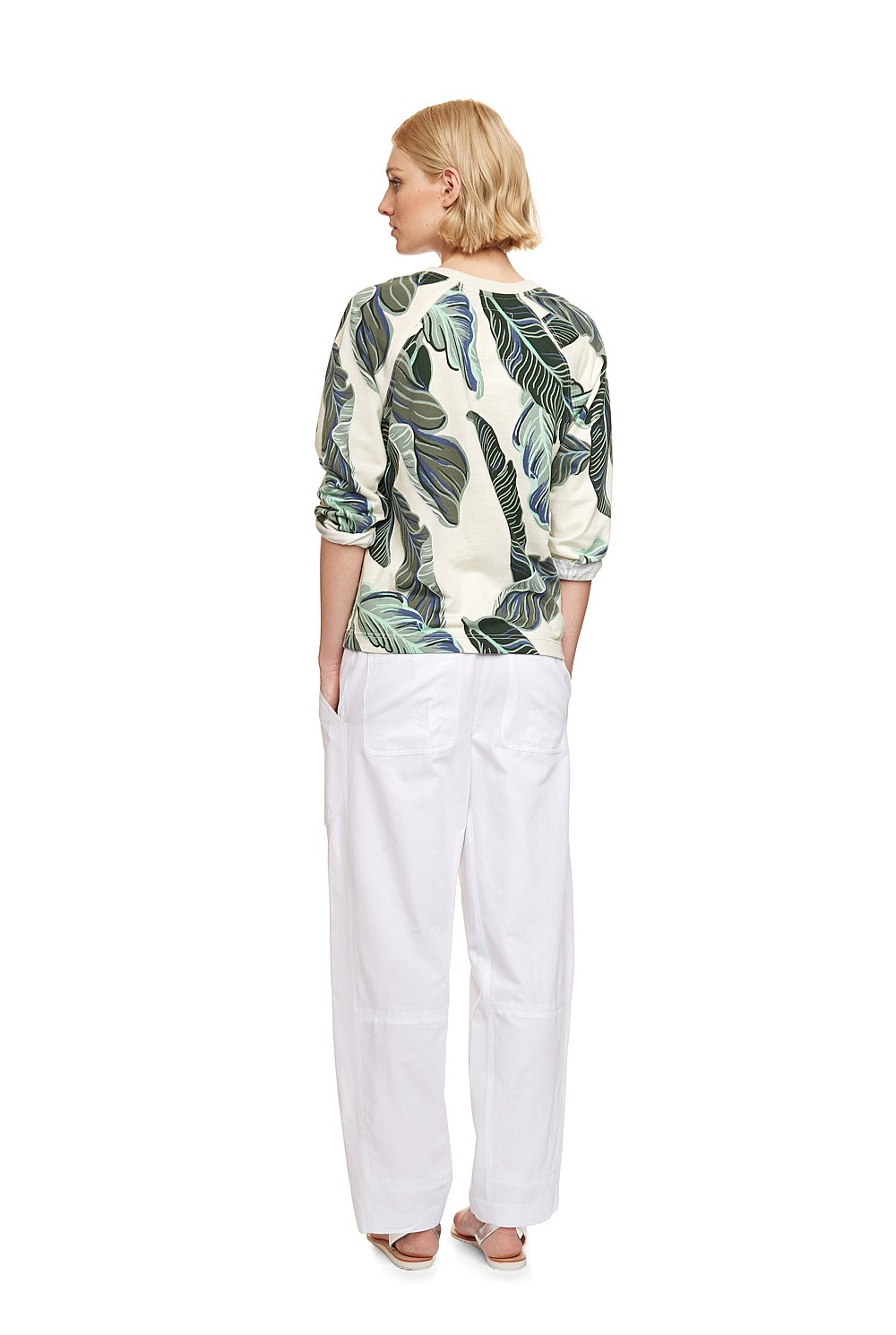 Leaf Print Sweat
