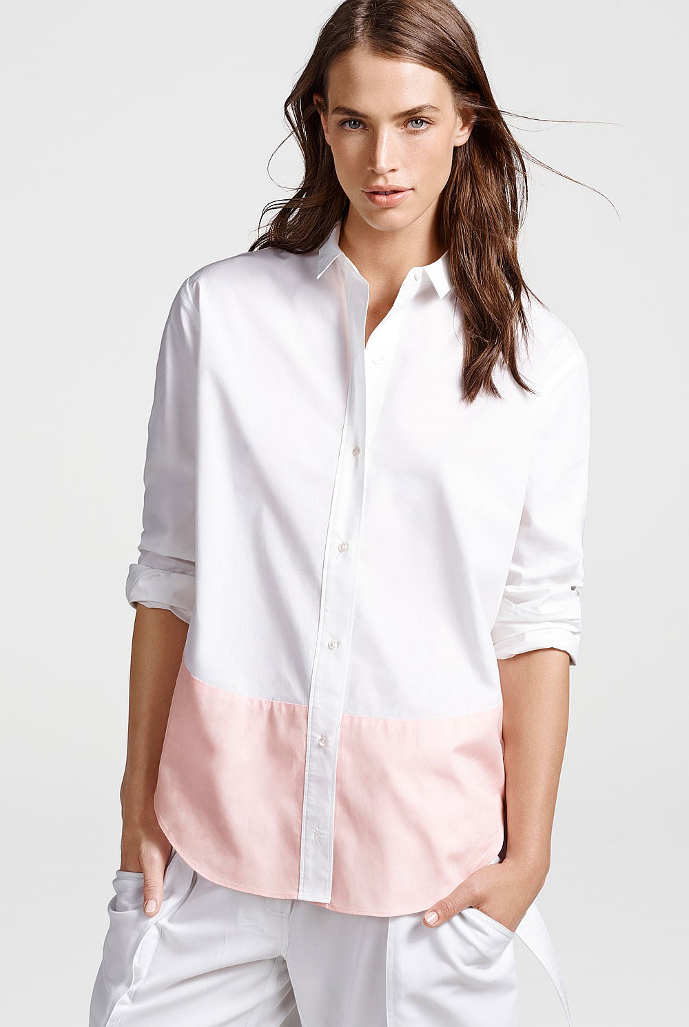 Man-style Spliced Shirt