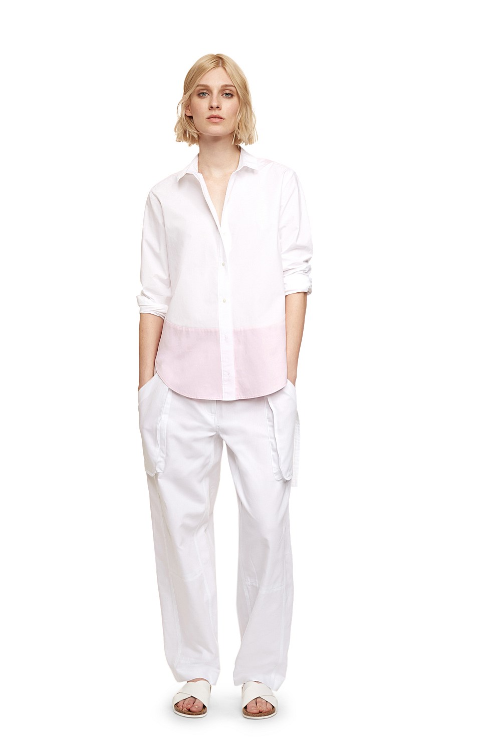 Man-style Spliced Shirt