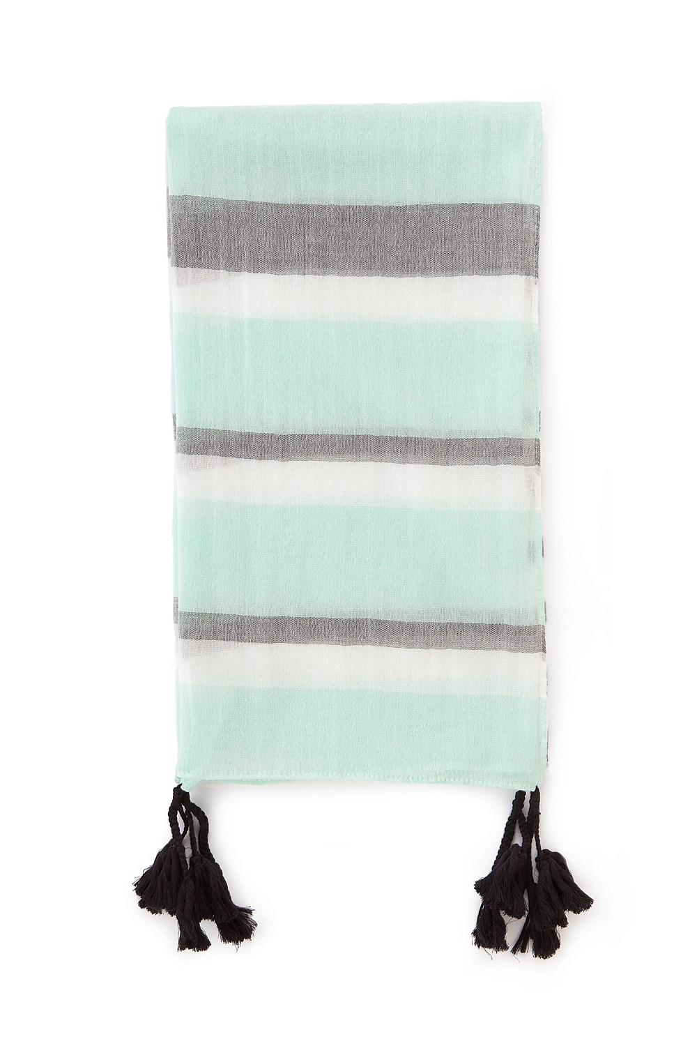 Stripe Voile Scarf