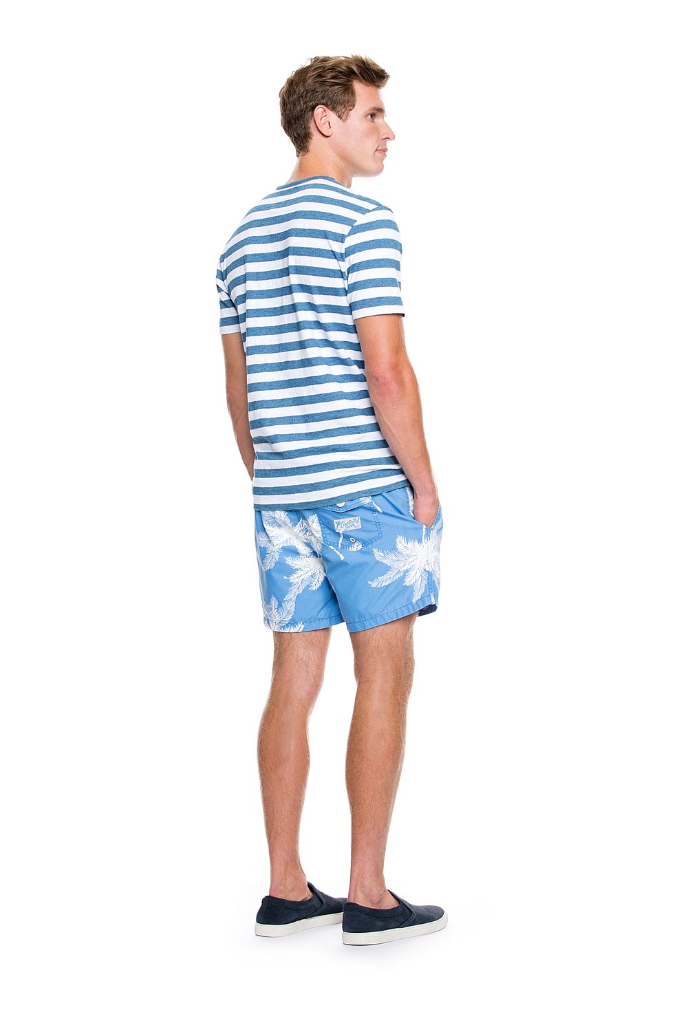Palm Print Swim Short