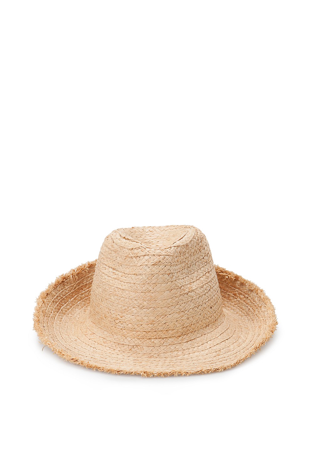 High Crown Raffia Hat