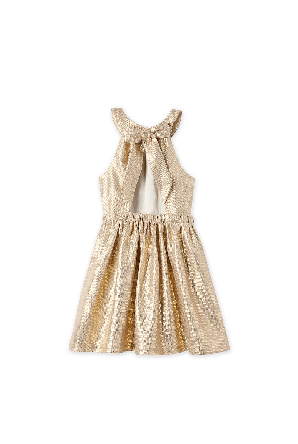 Gold Bow Dress
