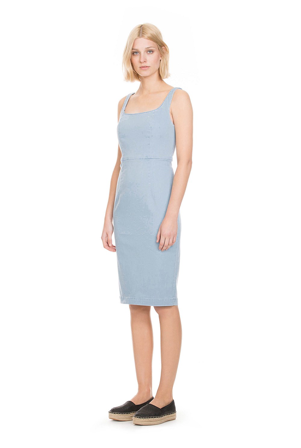 Denim Shift Dress