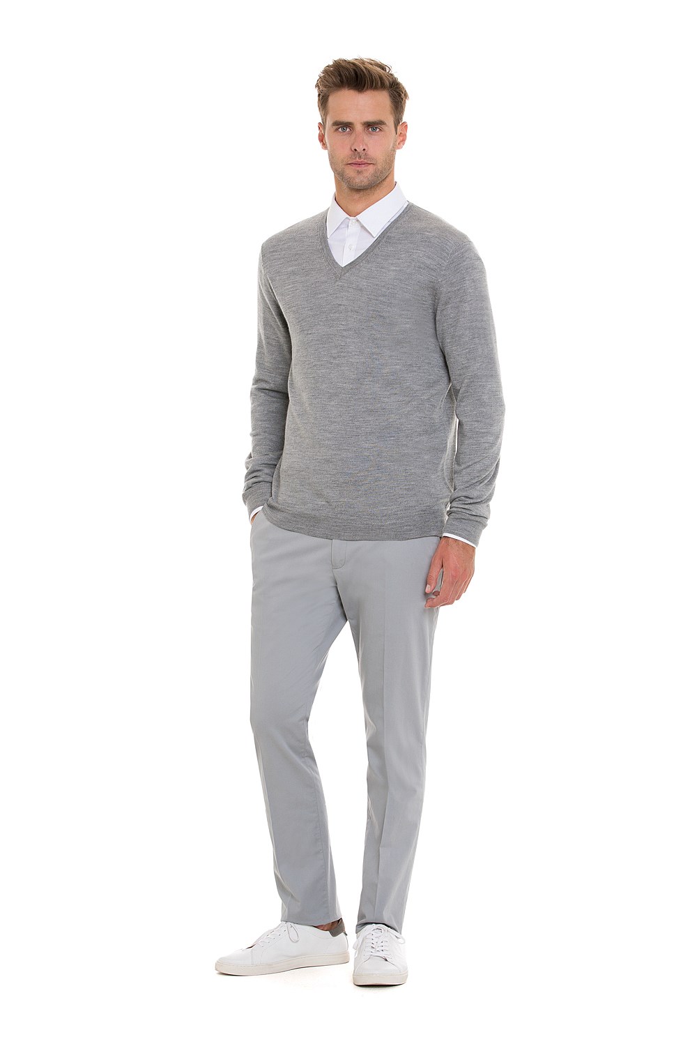 Merino V-Neck Knit
