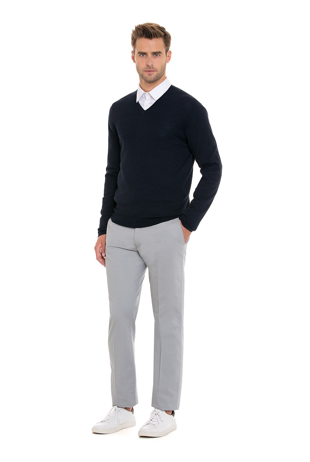 Merino V-Neck Knit
